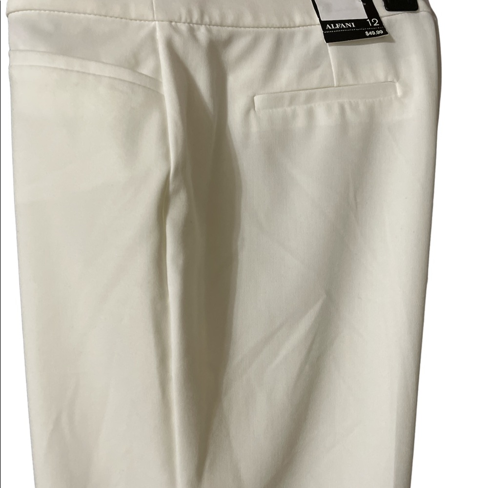 NWT Alfani Black Culotte and Cloud Career Pant